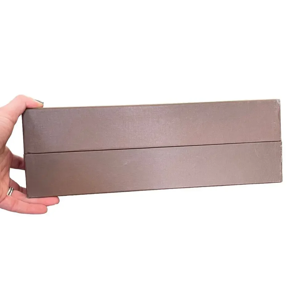 Louis Vuitton Gift Box Empty Storage Dark Brown Authentic Logo Flawed READ